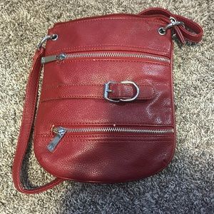 small red bag, unknown brand